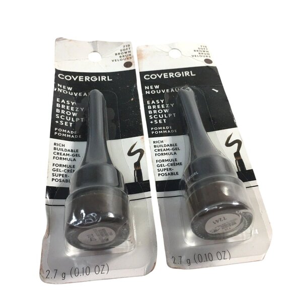 COVERGIRL Easy Breezy Brow Sculpt Set 710 Soft Brown Lot of 2 New Sealed - Picture 1 of 4